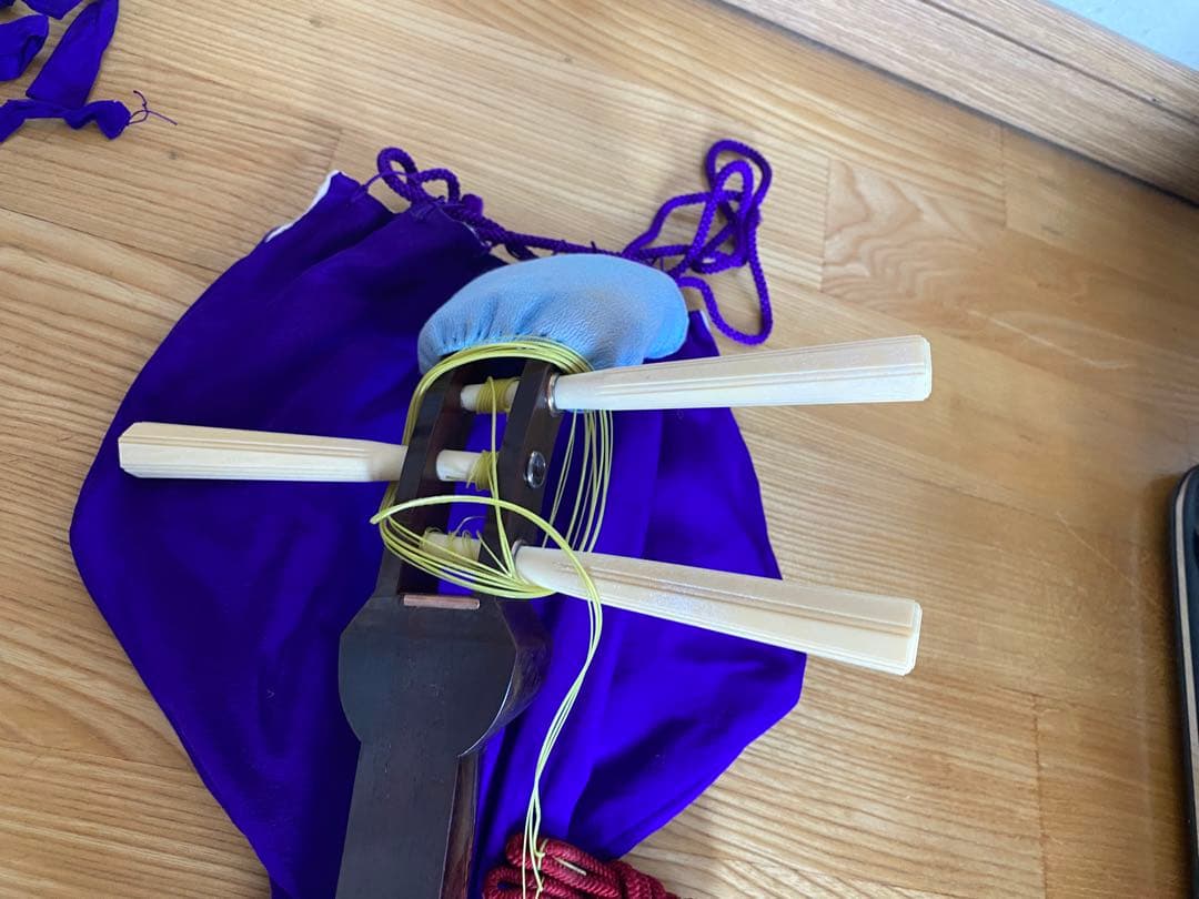 三味線本体とキャリングケース