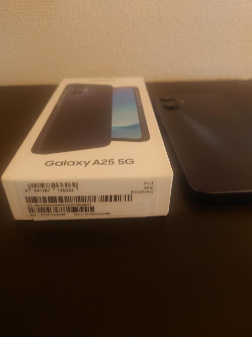 Samsung Galaxy A25 5G ブラック 本体　未使用品