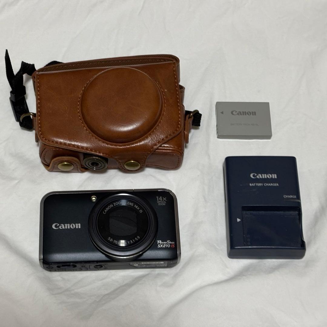 【Canon】 PowerShot SX210 IS コンデジ 動作確認済み
