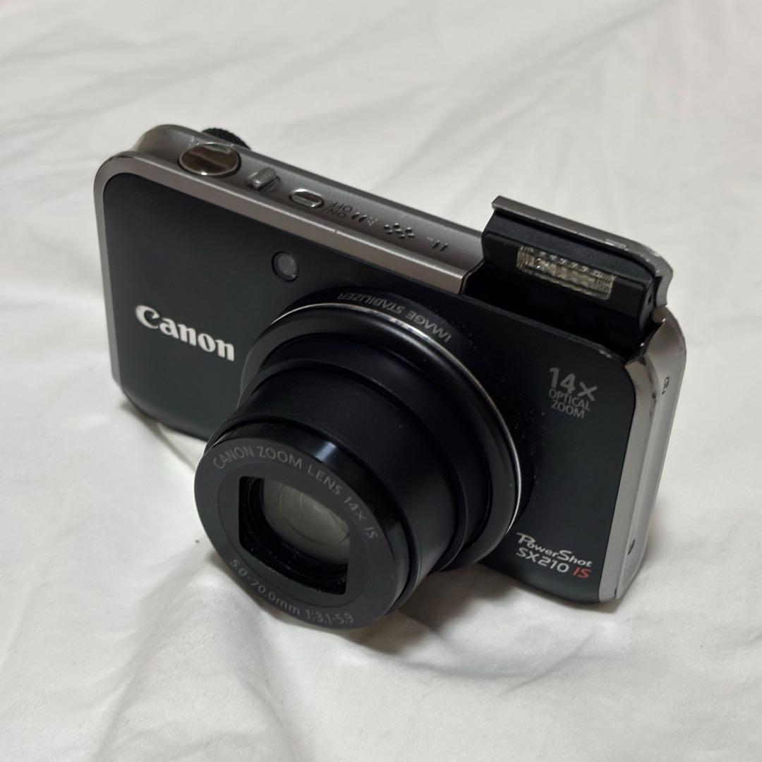 【Canon】 PowerShot SX210 IS コンデジ 動作確認済み