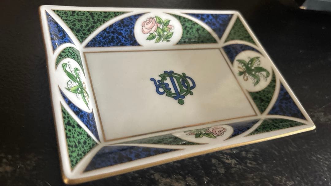 【美品】　Christian Dior 角皿