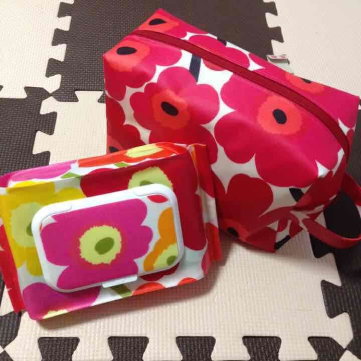 ♡オーダー募集♡ ビタット付きおしりふきケース マリメッコ