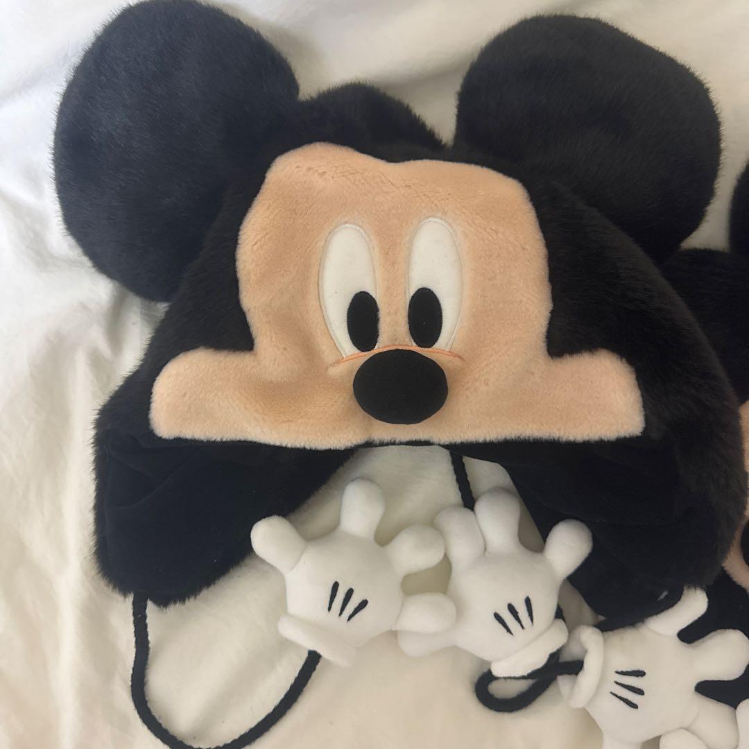 ディズニー　ファンキャップ　ミッキー　ミニー