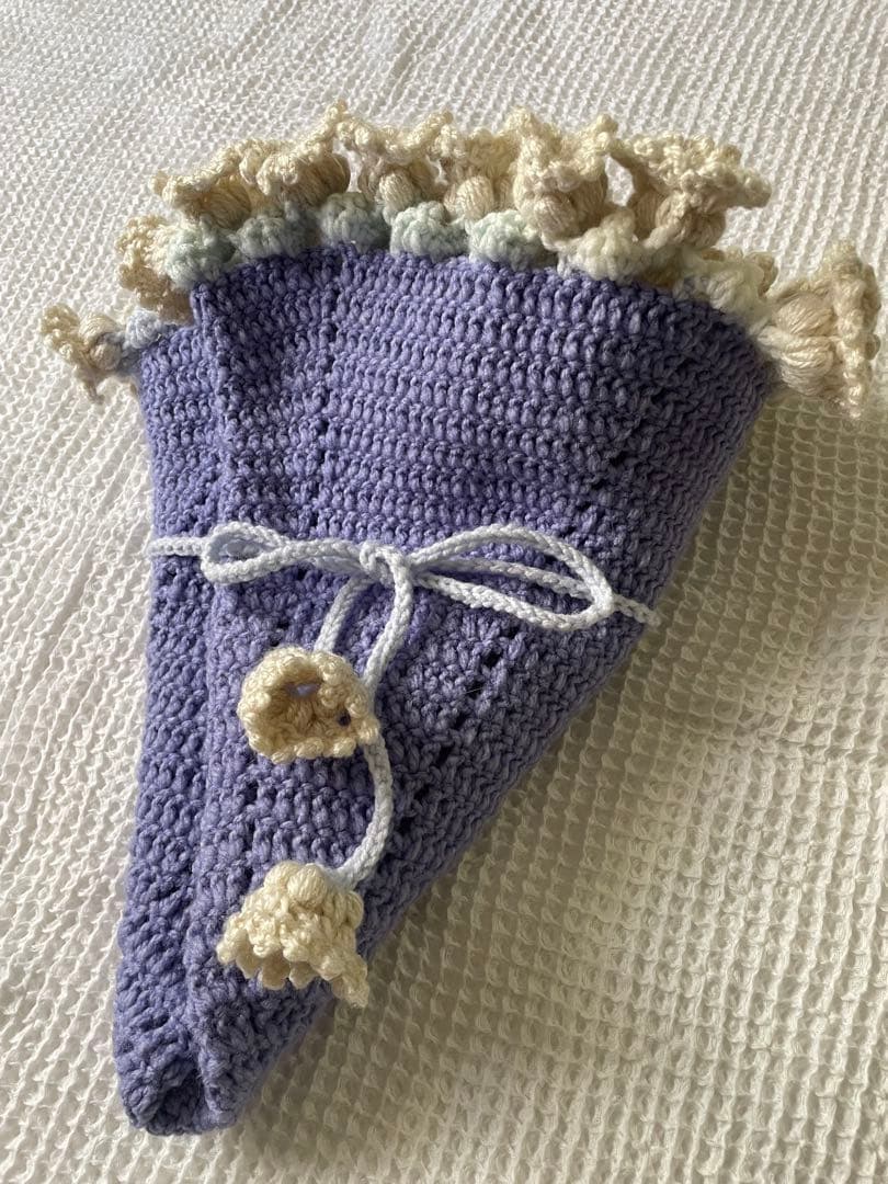 すずらんのブランケット