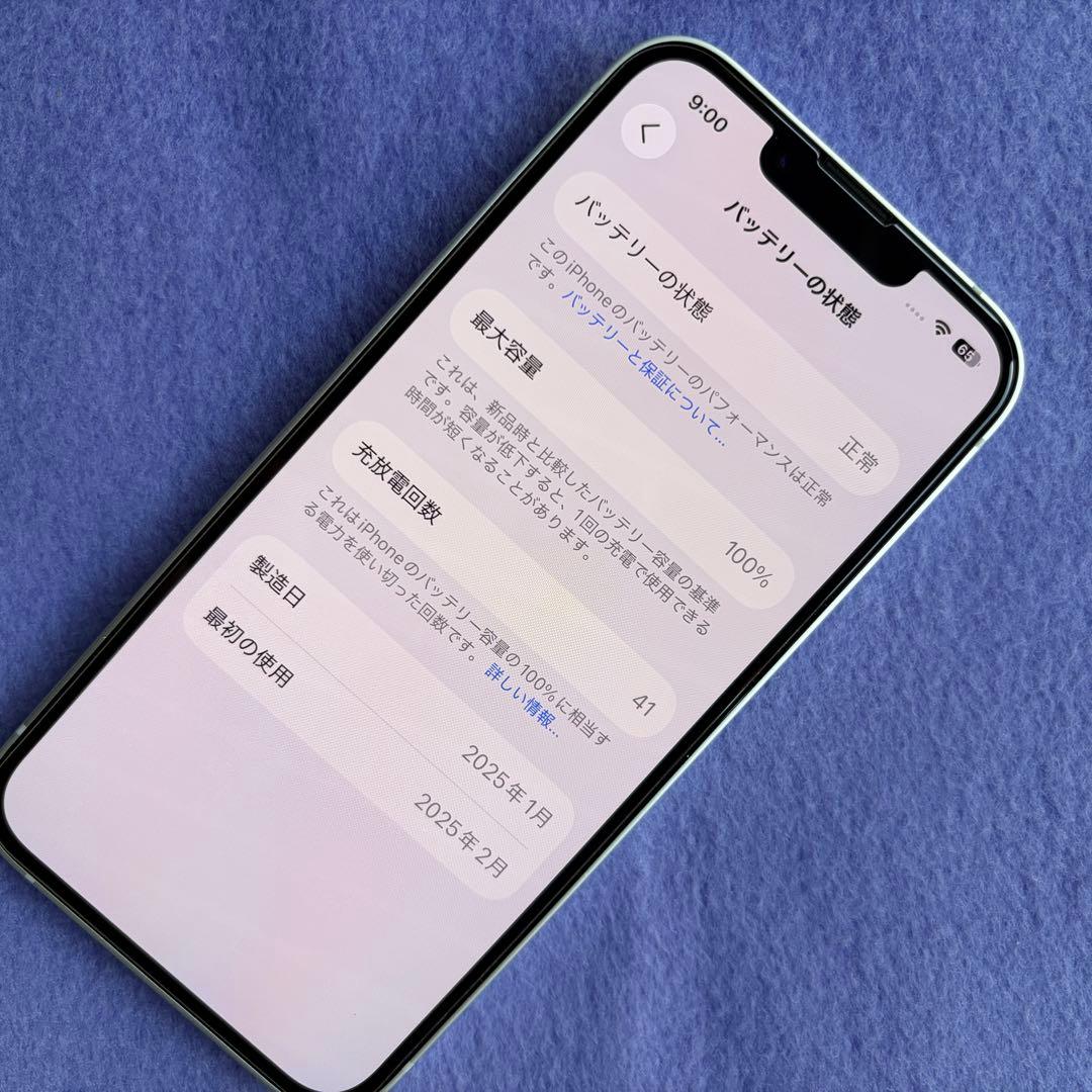 ‼美品‼Apple iPhone 16eホワイト 電池容量100%本体ケース付