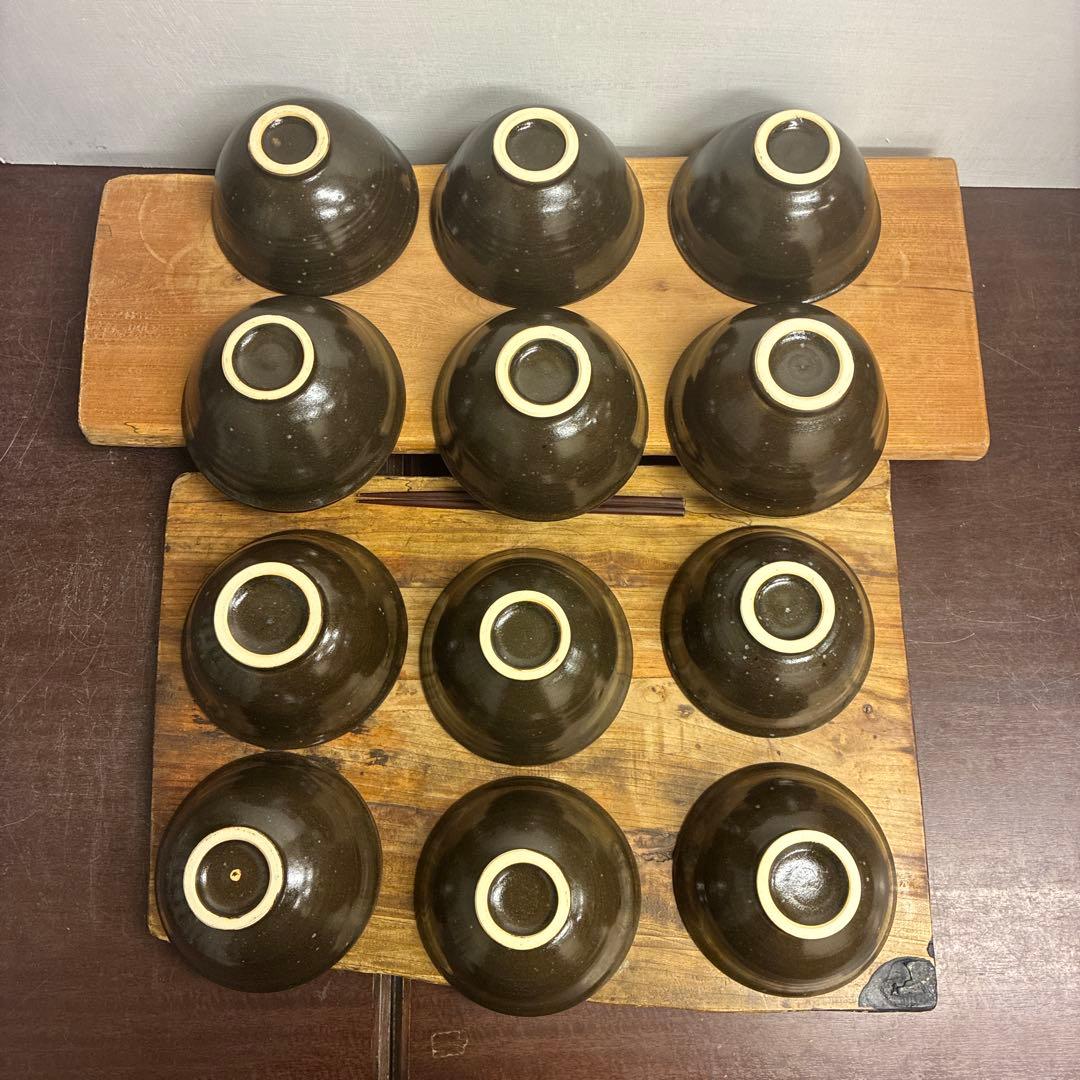 新品　陶器　陶芸作家　小丼12個　670