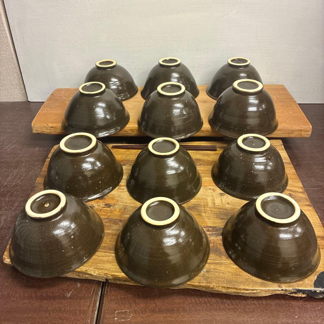新品　陶器　陶芸作家　小丼12個　670
