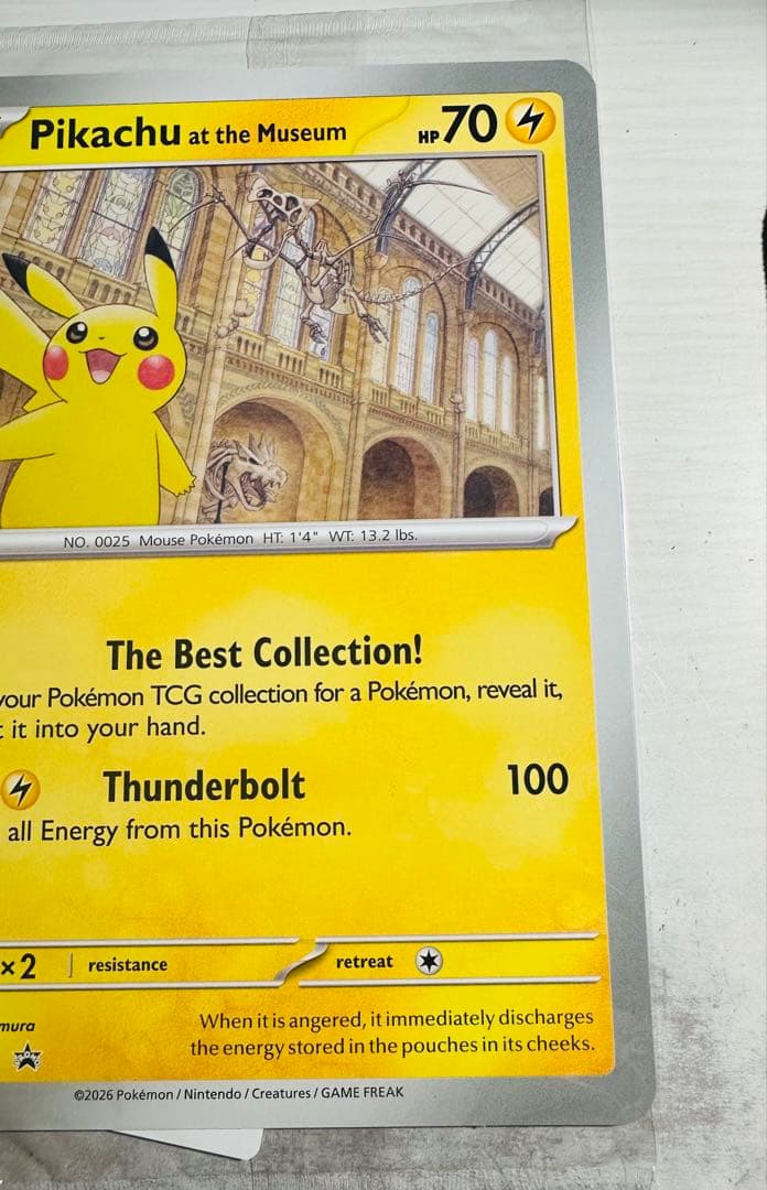 ポケカ プロモ Pikachu at the Museum 英語版 2枚セット