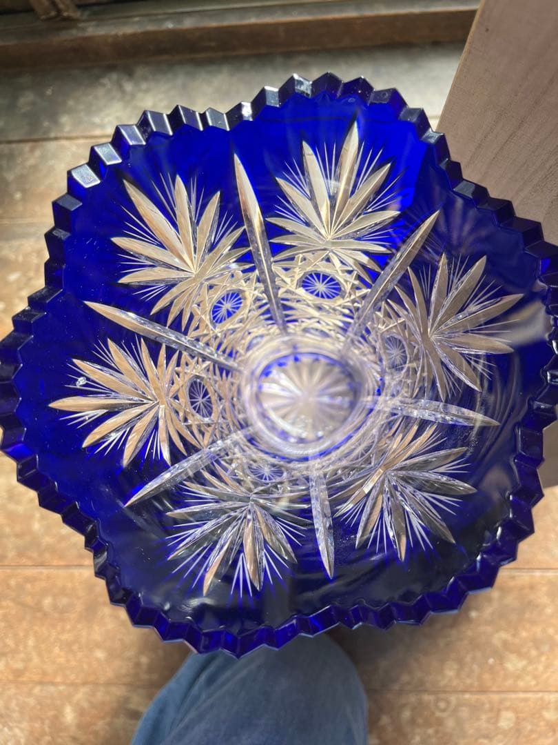 薩摩切子　花さし