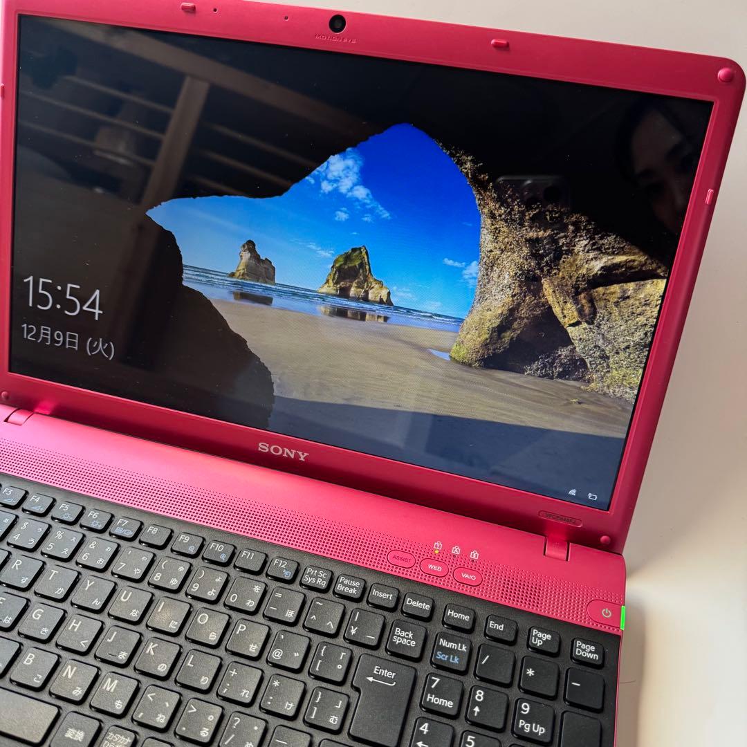 Windows10 ノート ピンク