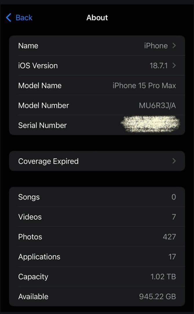 Apple iPhone 15 Pro MAX 本体