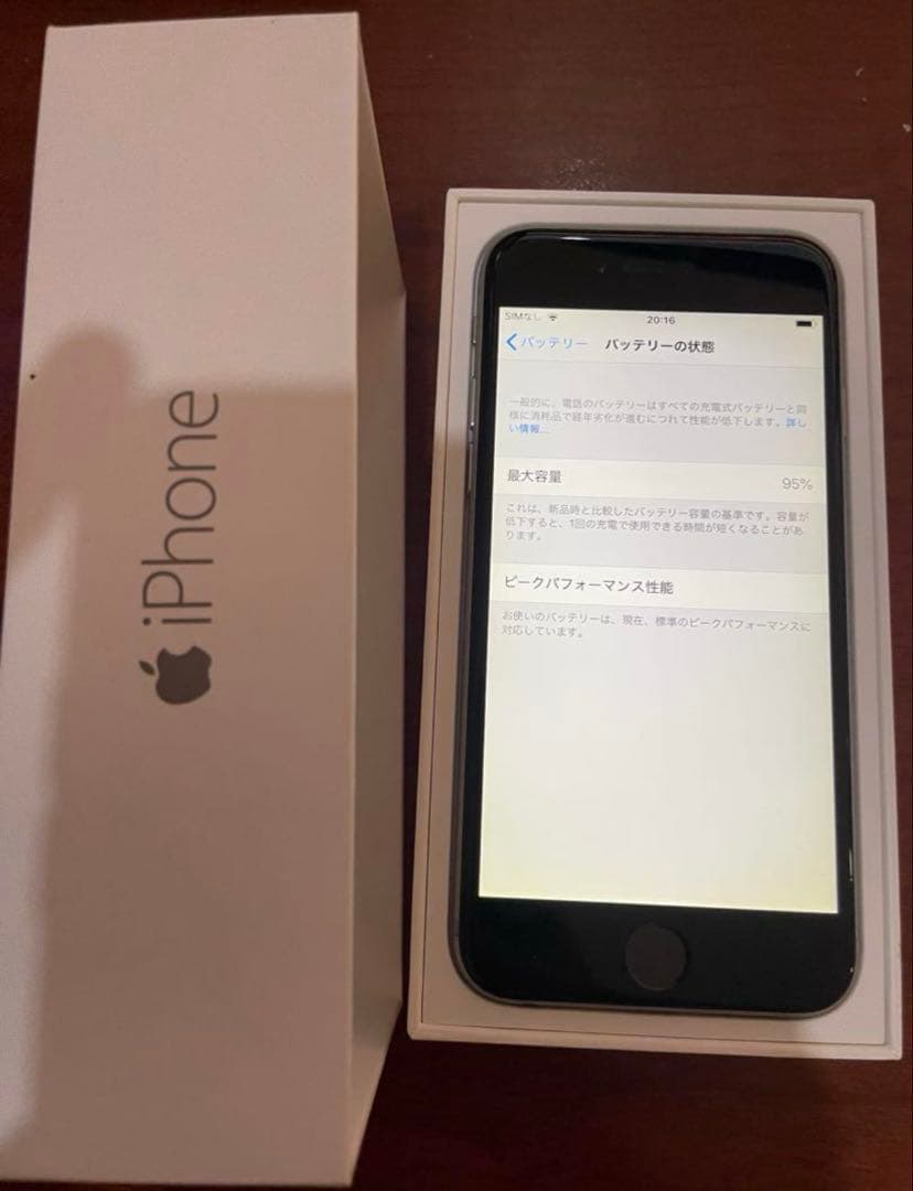 Apple iPhone 6 64GB スペースグレイ 本体
