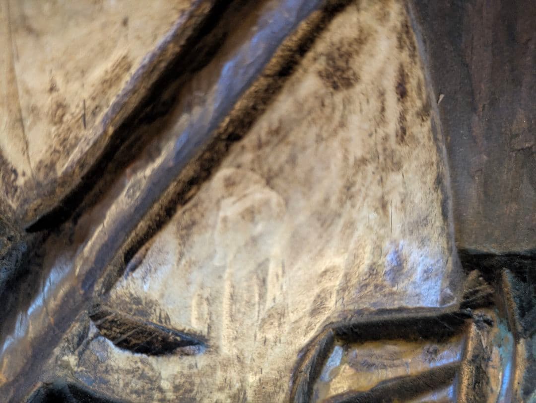 置物　アート　オブジェ　無垢　インド製　ヴィンテージ　アンティーク　木製