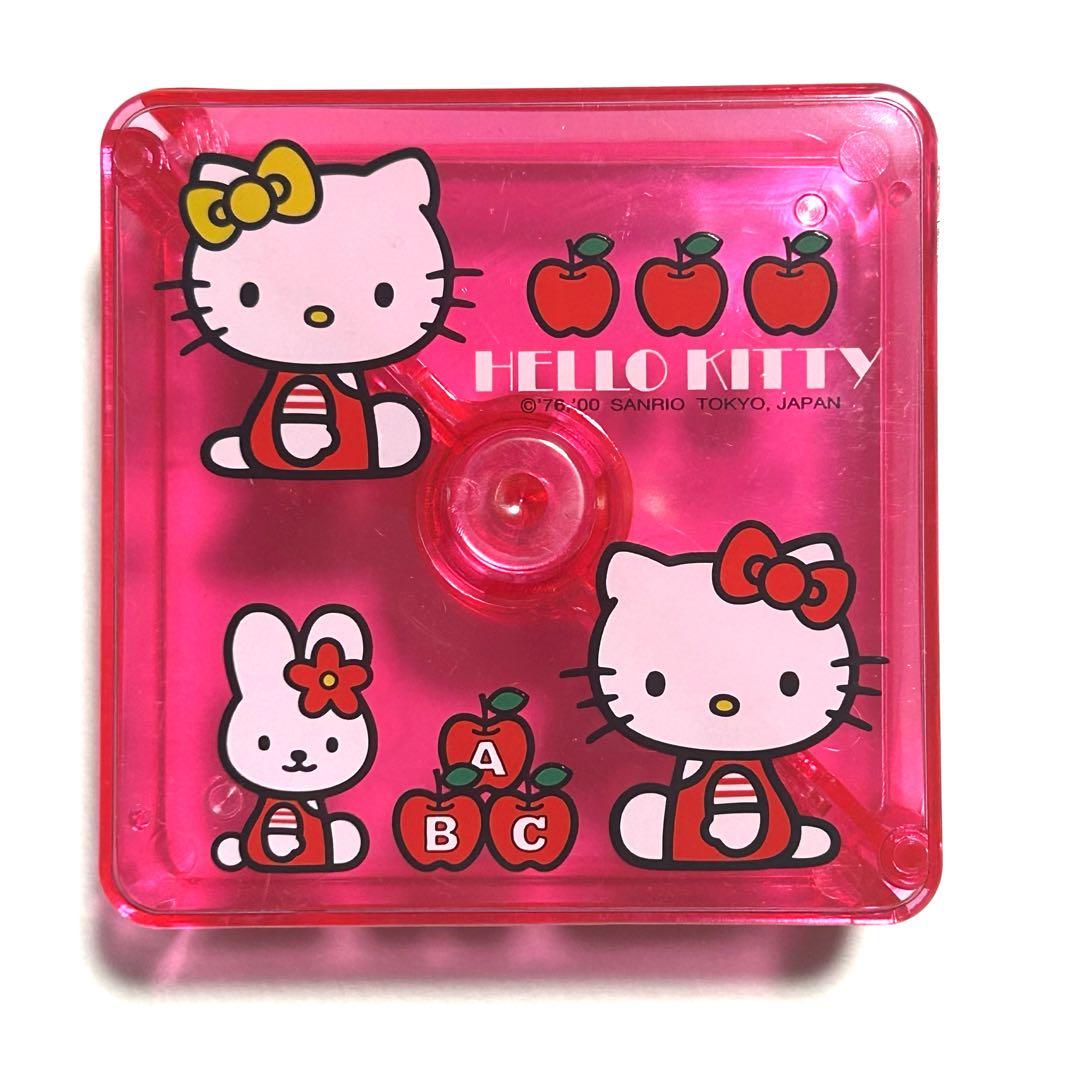 Sanrio Hello kitty 小物入れ ワンプッシュキャニスター 希少