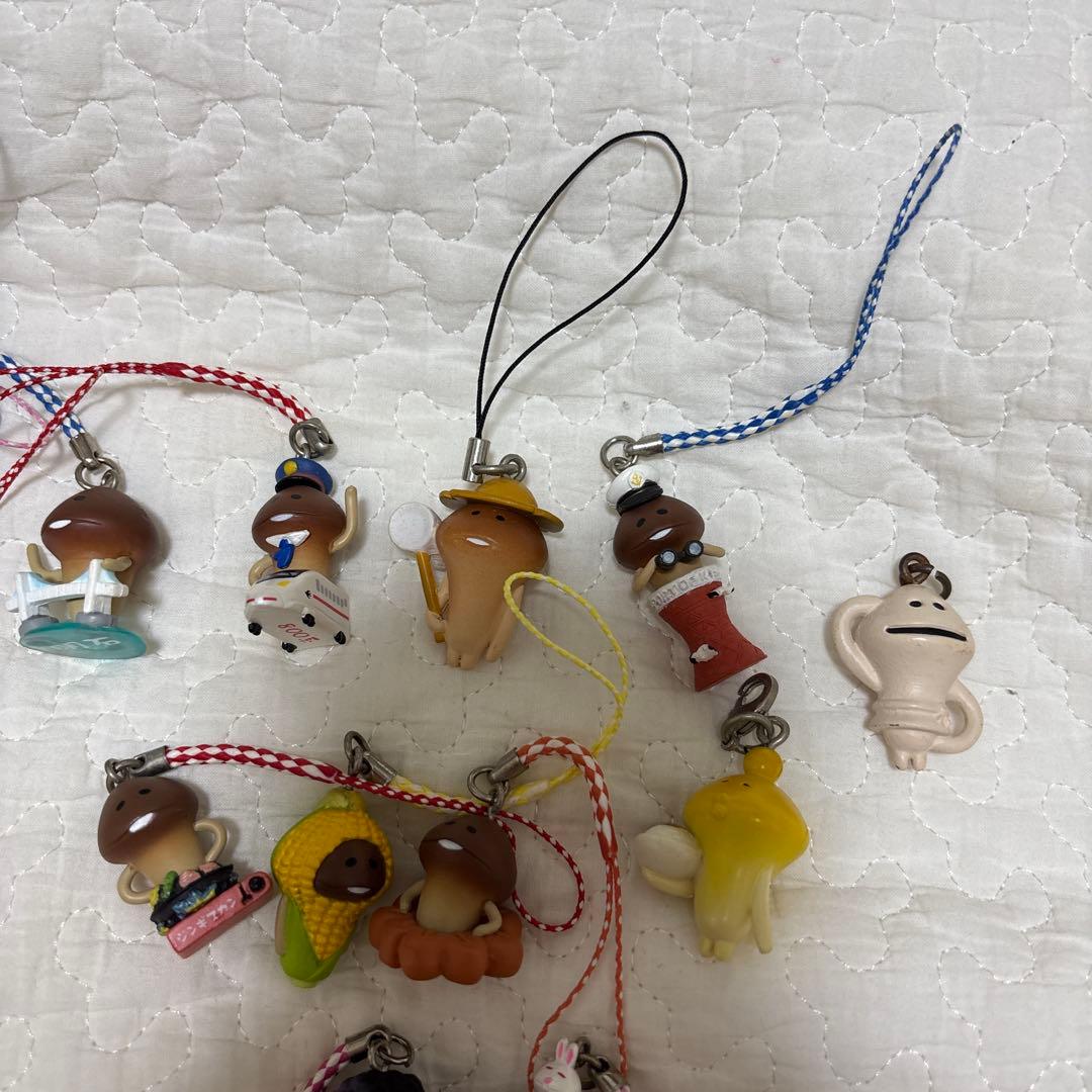 おさわり探偵なめこ栽培キット　ご当地ストラップ ガチャガチャ まとめ売り 35個
