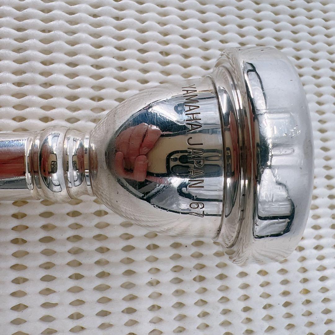 【定番】YAMAHA 67 マウスピース チューバ 銀メッキ