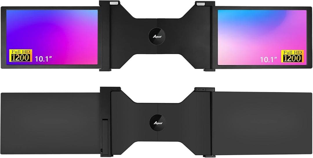 【開封済・未使用】アペックス Aqual モバイルデュアルディスプレイ ブラック