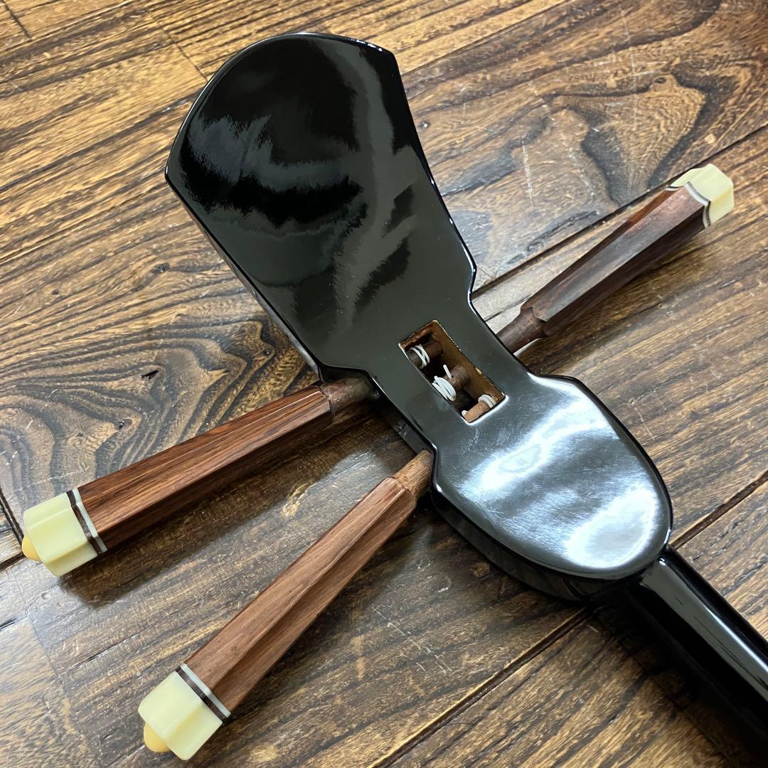 沖縄三線 人工皮 三味線 胴巻き 和楽器　★ソフトケース付き