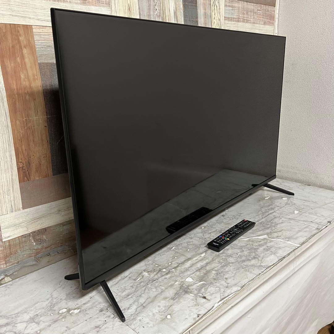 リクエスト価格❣️グリーンハウス50型4KベゼルレスTV裏番組録画対応Wチューナ