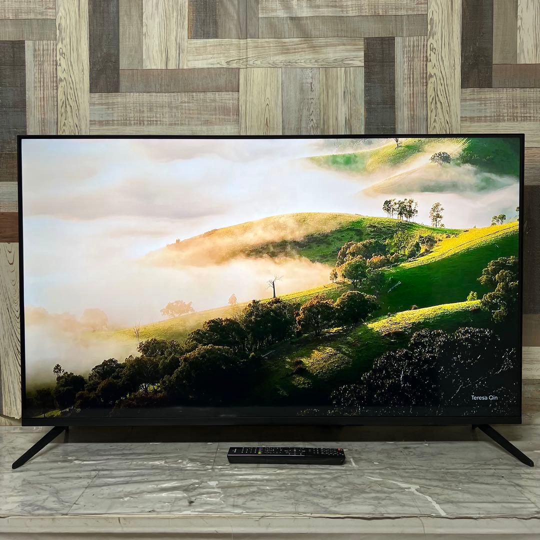 リクエスト価格❣️グリーンハウス50型4KベゼルレスTV裏番組録画対応Wチューナ