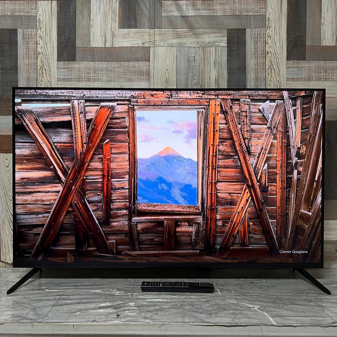 リクエスト価格❣️グリーンハウス50型4KベゼルレスTV裏番組録画対応Wチューナ
