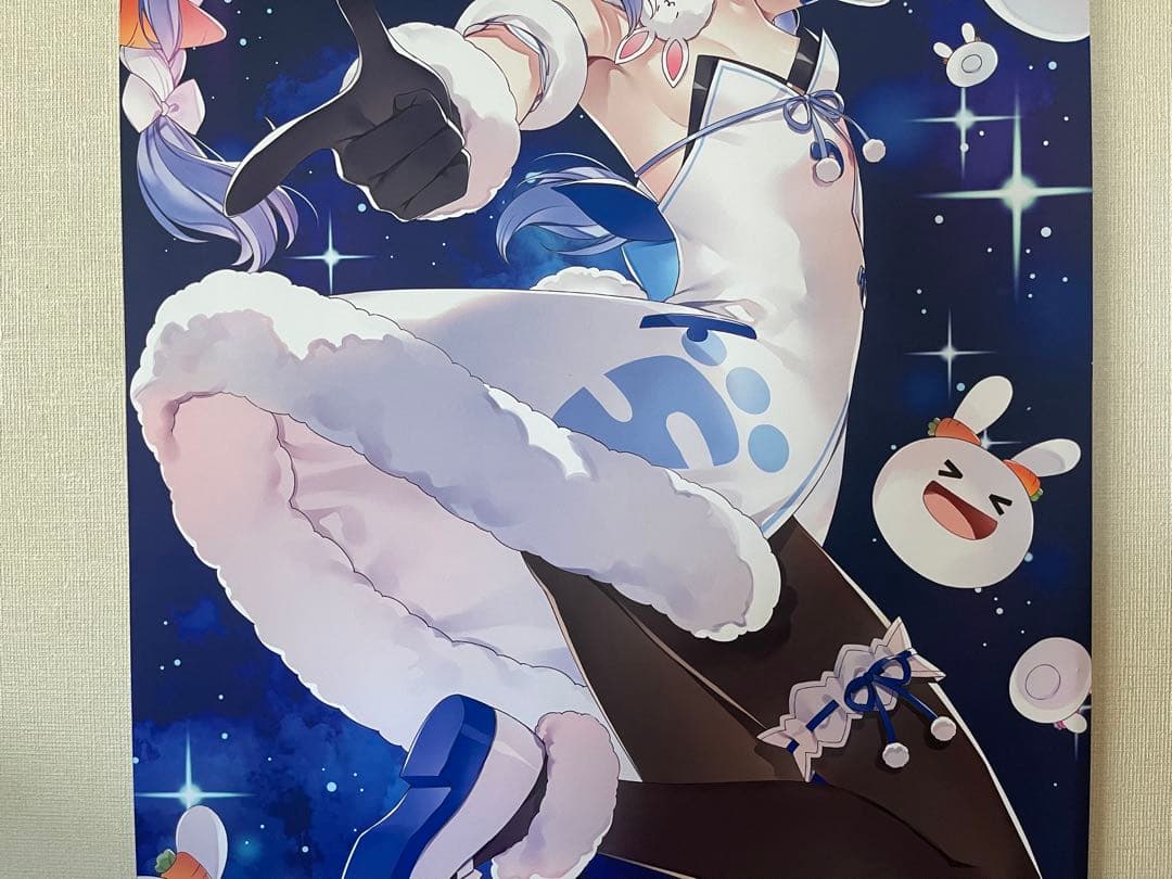 ホロライブ　兎田ぺこら　誕生日記念2023 等身大タペストリー