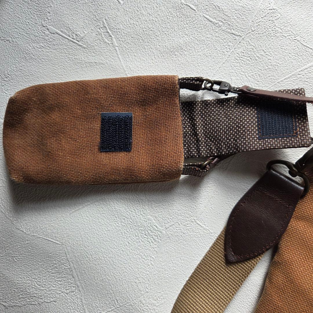 酒袋と大島紬ハンドメイド ショルダーバッグ一点もの