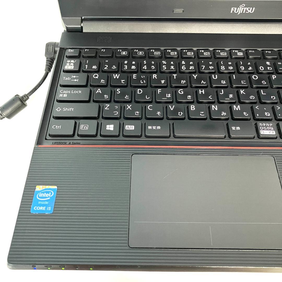 仕事も趣味もはかどる❣️綺麗めブラック すぐ使える 快速SSD ノートパソコン