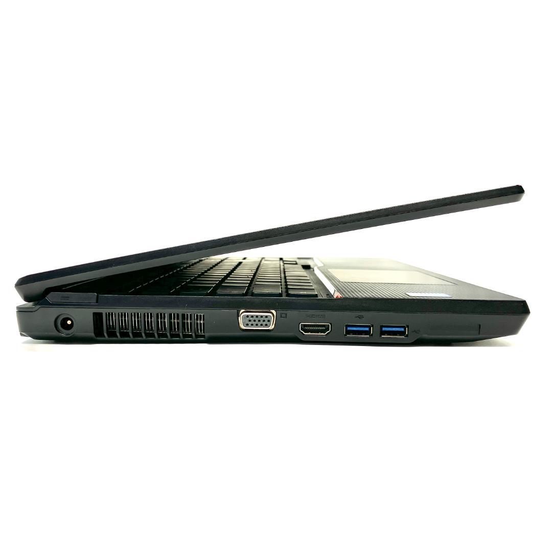 仕事も趣味もはかどる❣️綺麗めブラック すぐ使える 快速SSD ノートパソコン