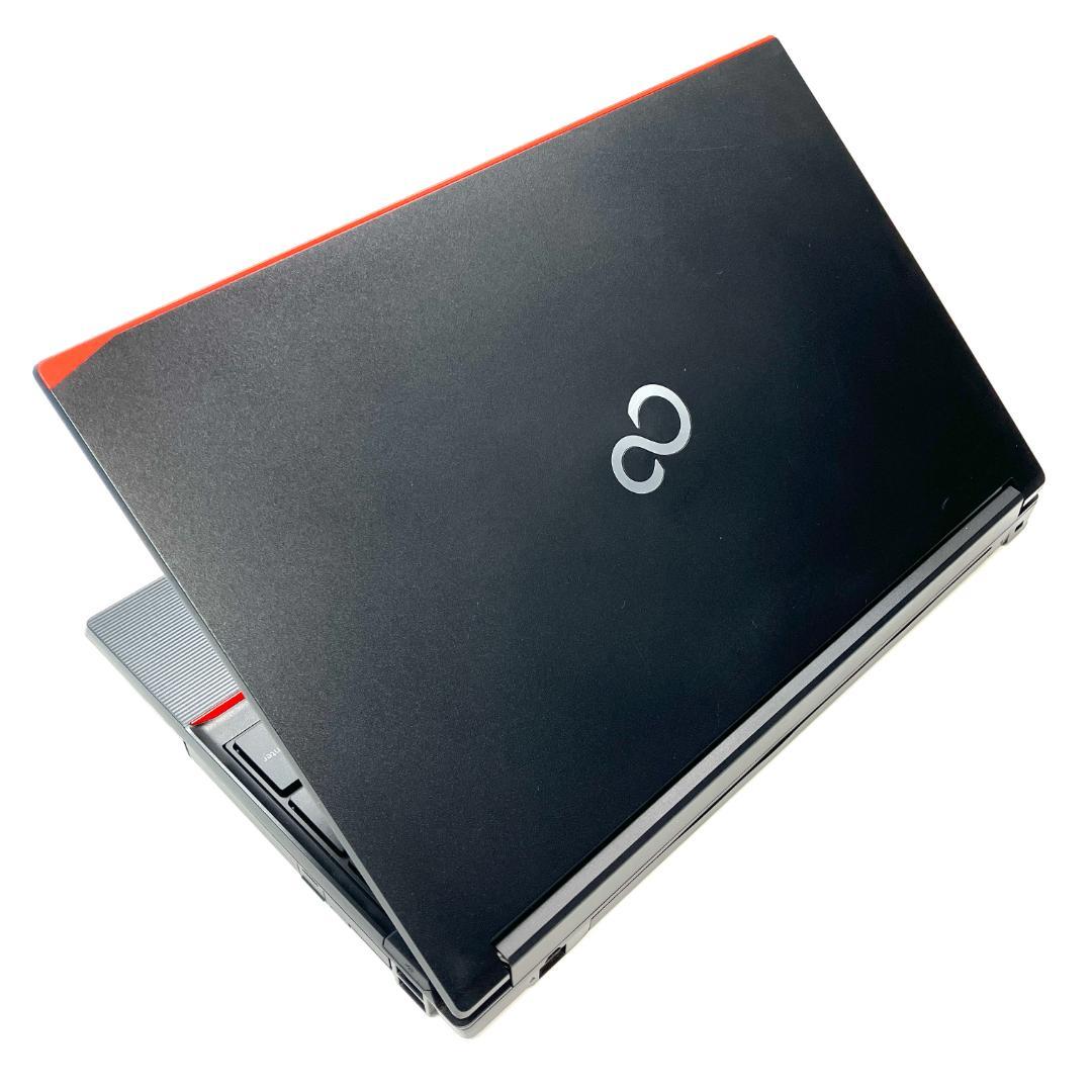 仕事も趣味もはかどる❣️綺麗めブラック すぐ使える 快速SSD ノートパソコン