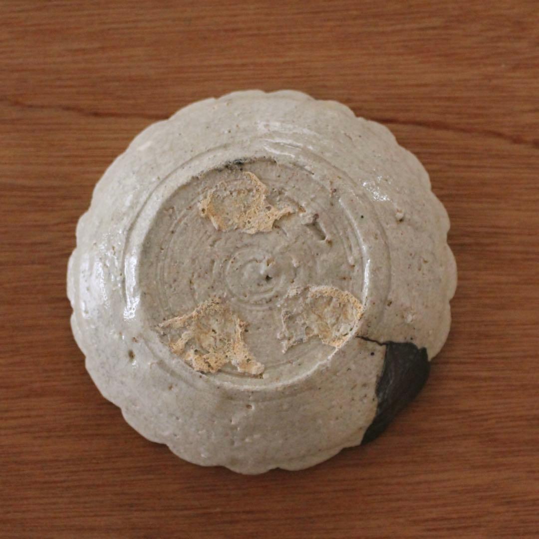 志野の小皿　骨董　古道具