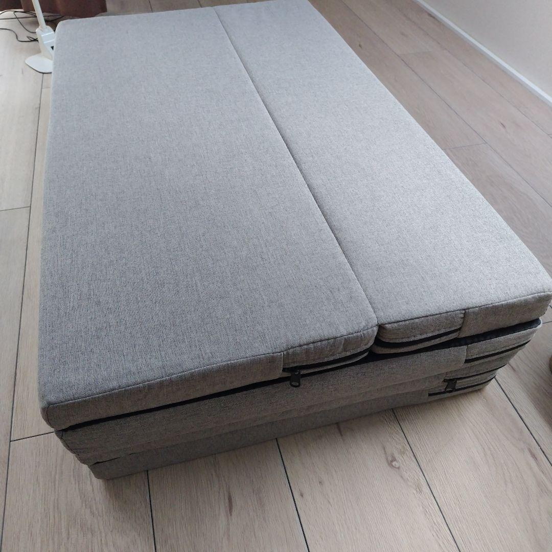 折りたたみベッド ペーパーベッド シングル マットレス付き