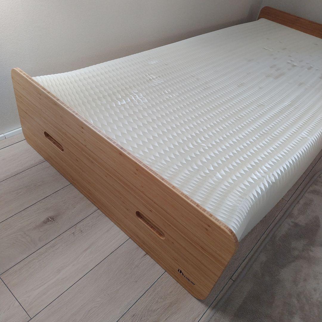 折りたたみベッド ペーパーベッド シングル マットレス付き
