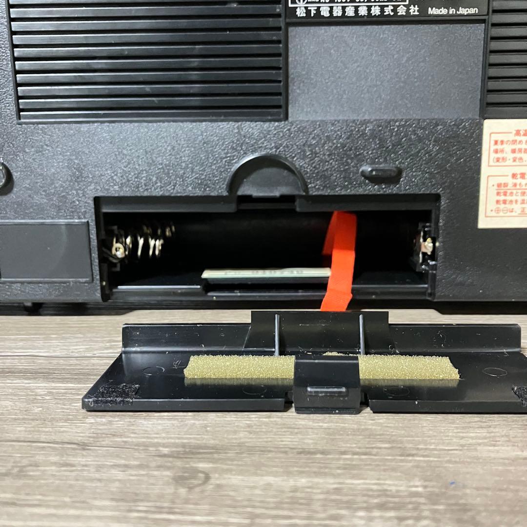 D-1 【昭和レトロ】National ナショナルカセットレコーダーRV-490