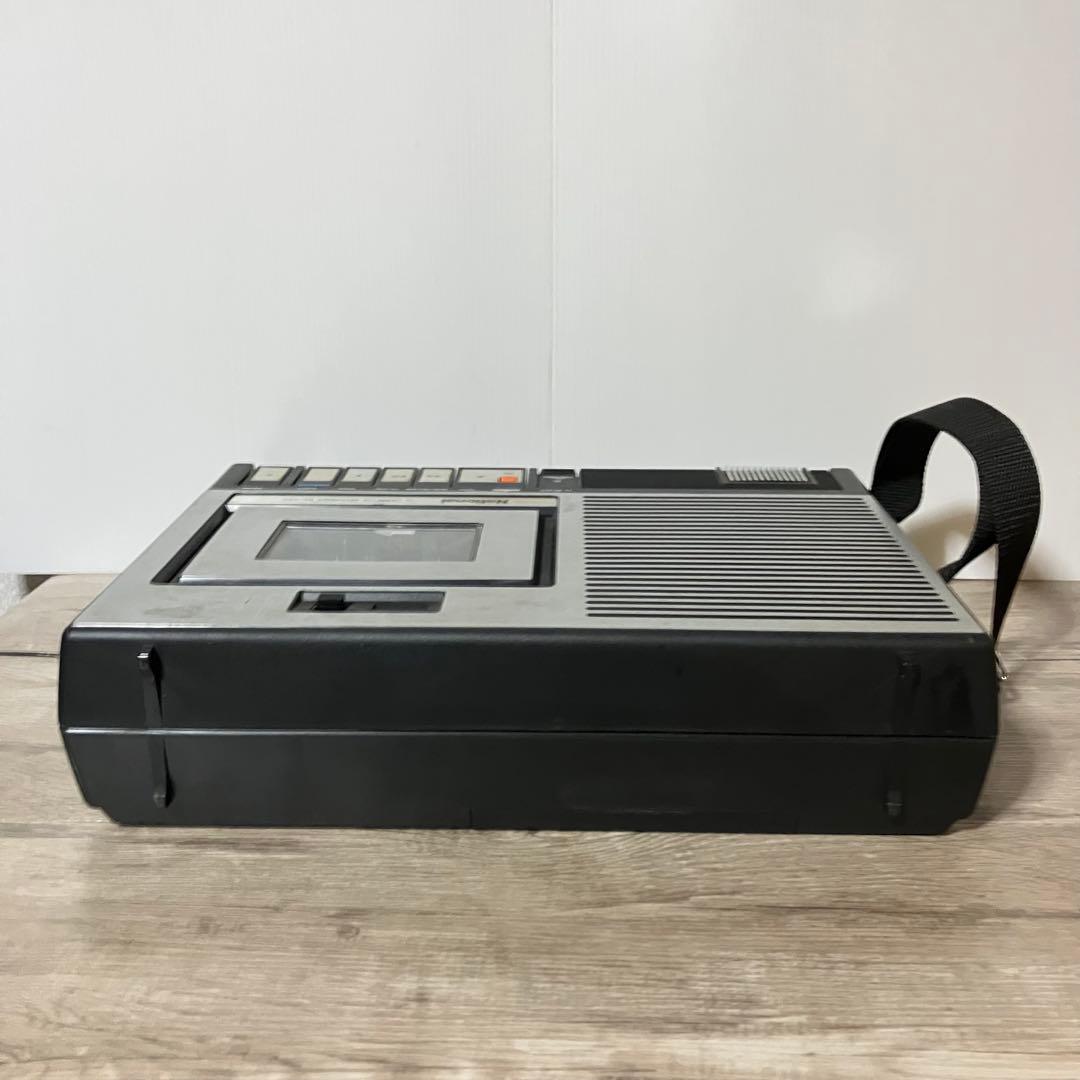 D-1 【昭和レトロ】National ナショナルカセットレコーダーRV-490