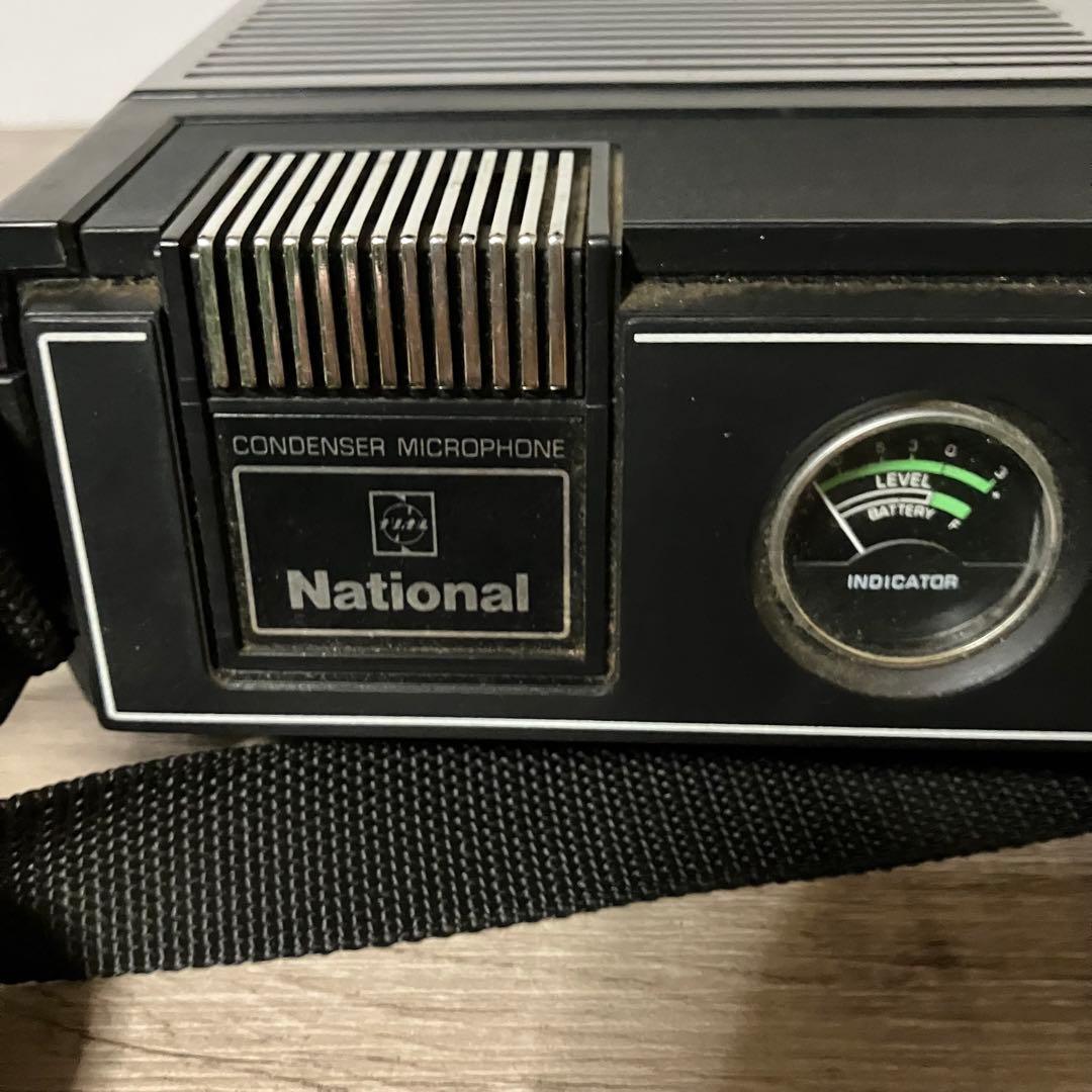 D-1 【昭和レトロ】National ナショナルカセットレコーダーRV-490