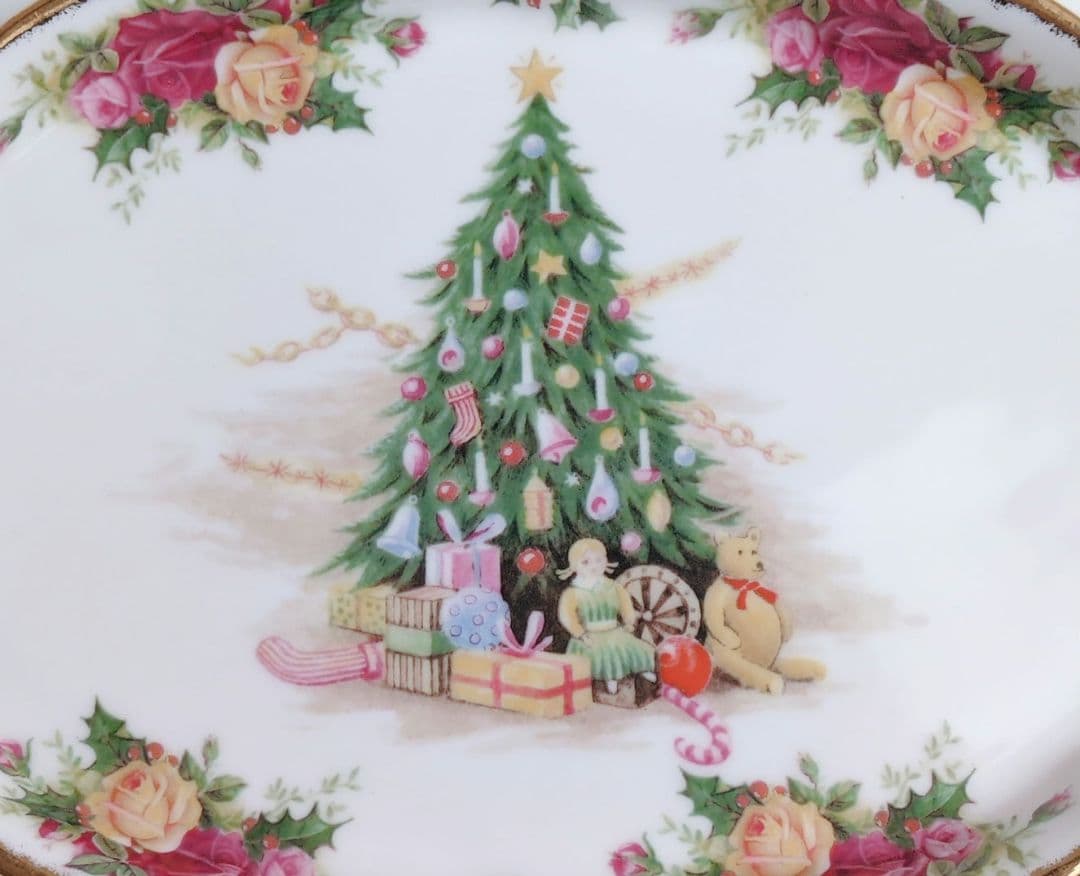 ✩希少品✩ ロイヤルアルバート　クリスマスマジック　トレイ