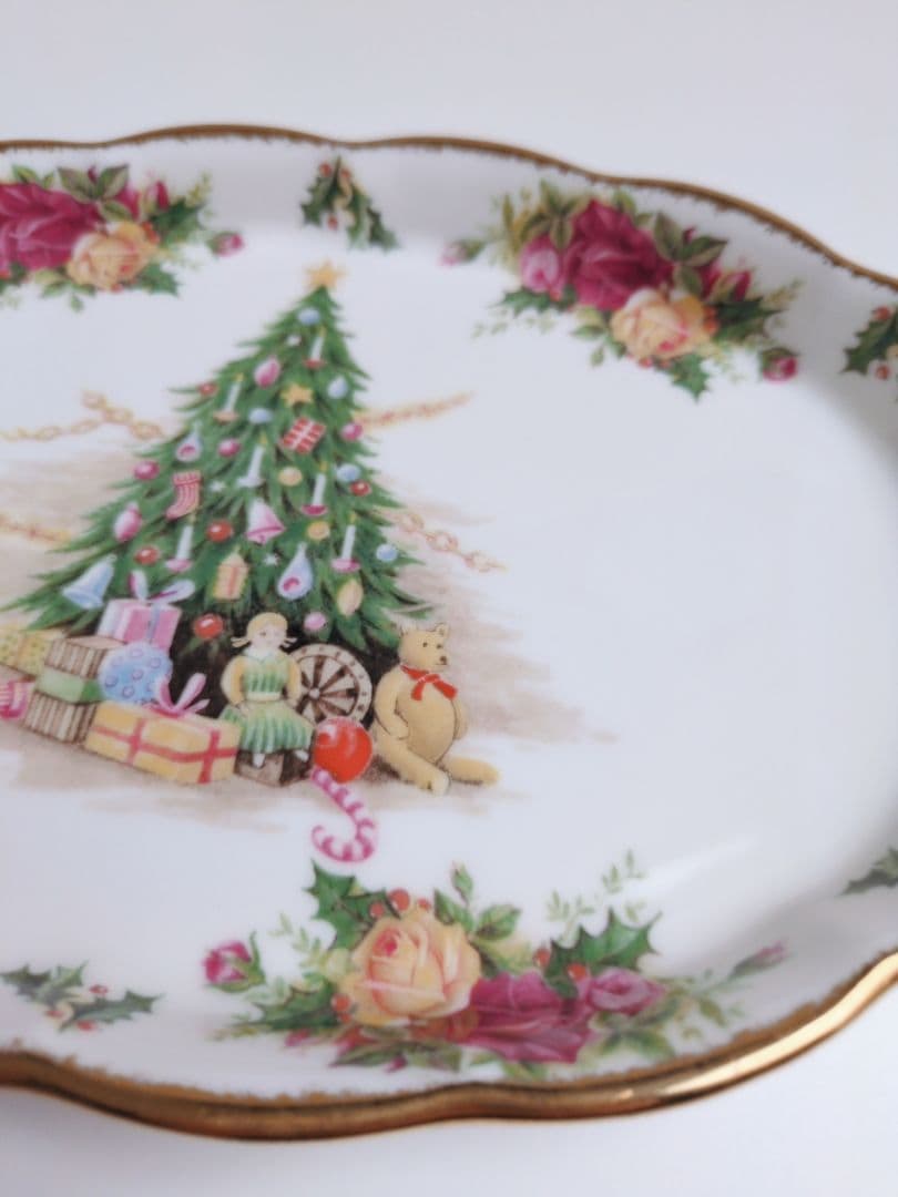 ✩希少品✩ ロイヤルアルバート　クリスマスマジック　トレイ