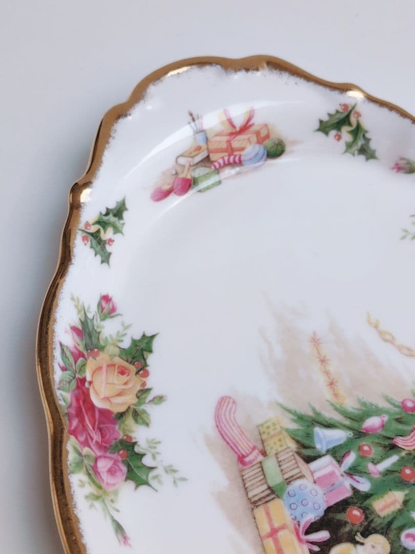 ✩希少品✩ ロイヤルアルバート　クリスマスマジック　トレイ