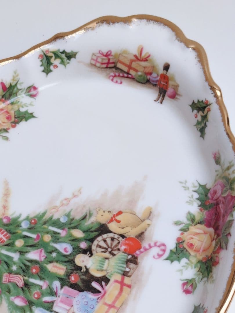 ✩希少品✩ ロイヤルアルバート　クリスマスマジック　トレイ