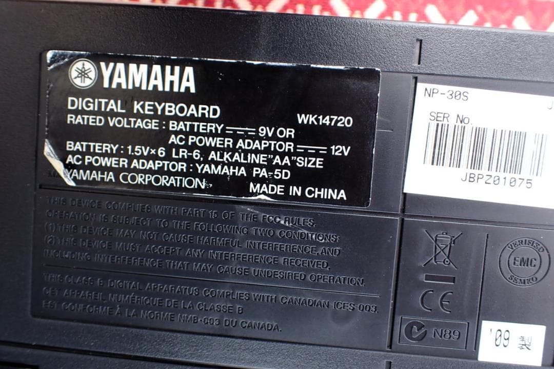 hxm273#YAMAHA NP-30 電子ピアノ ヤマハ
