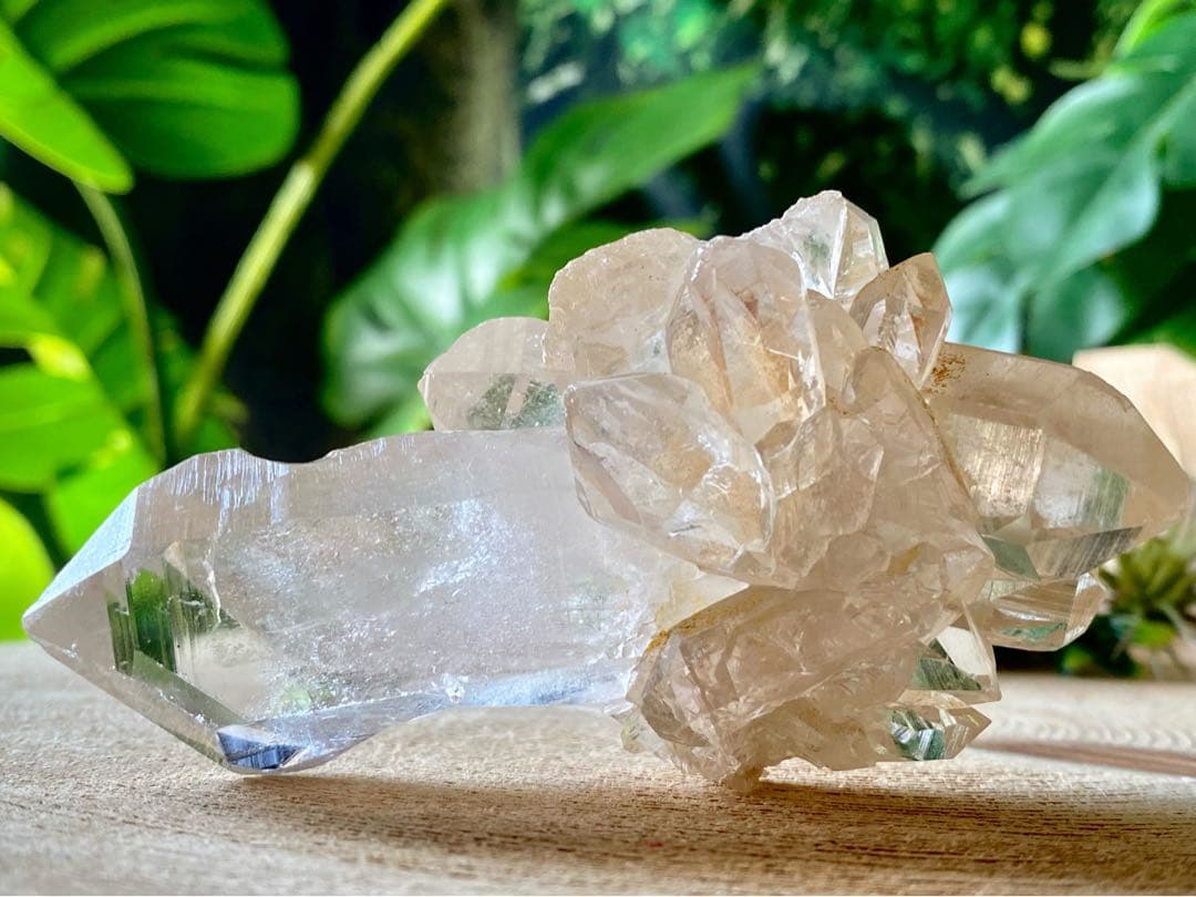 バーナクル　ヒマラヤ水晶　マニカラン産　天然石　水晶クラスター　タイムリンク