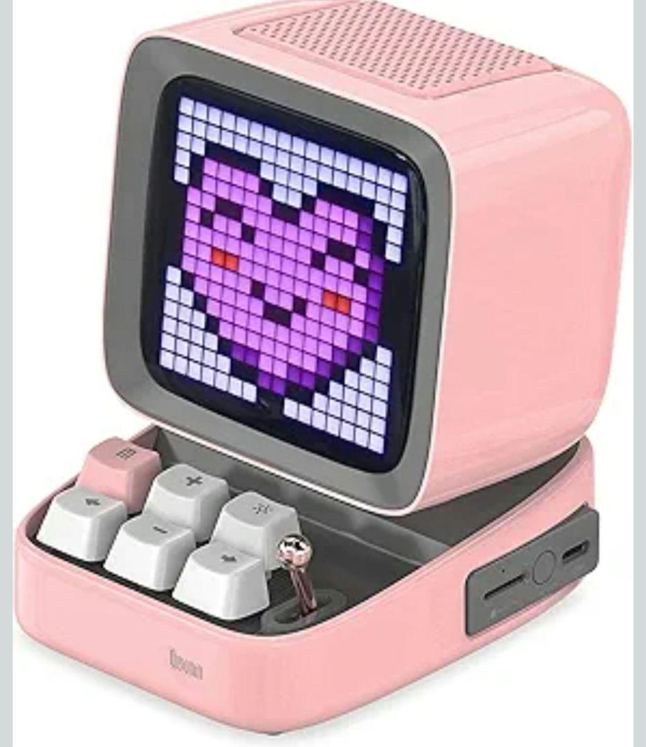 1 DITTO ポータブルBluetoothスピーカー　ピクセルディスプレイ