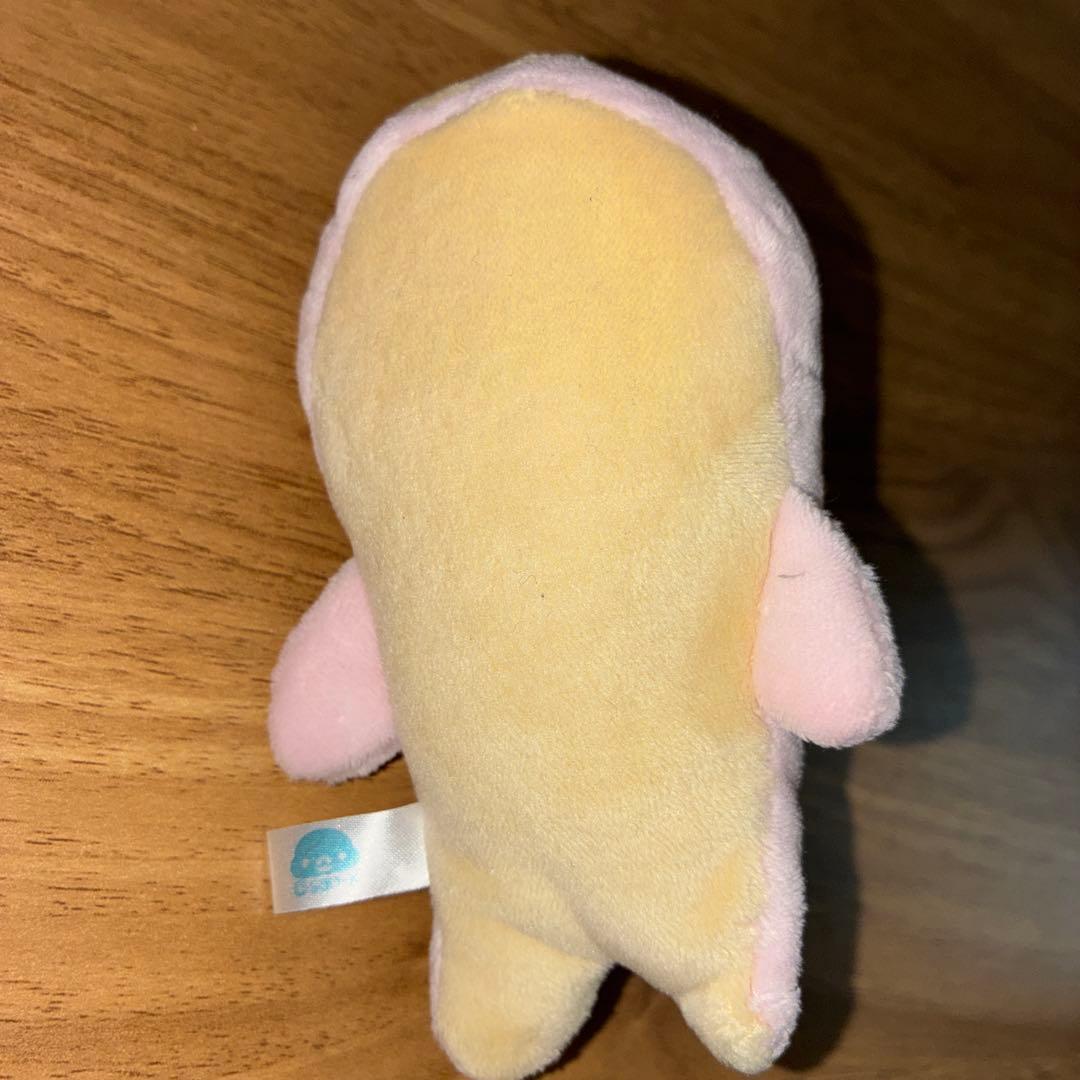 まめゴマぬいぐるみ。桜ピンク。さくら。レトロなまめゴマぬいぐるみ。