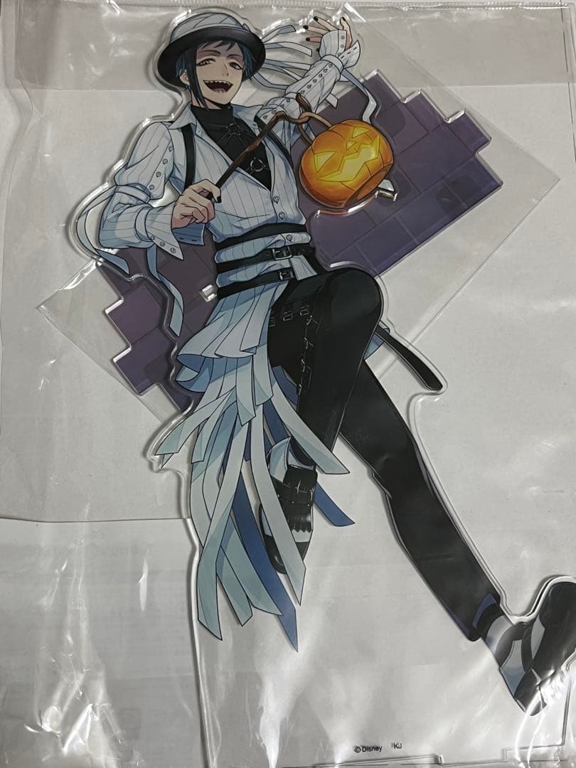 ツイステ フロイド ビッグアクスタ カード収納キーホルダー