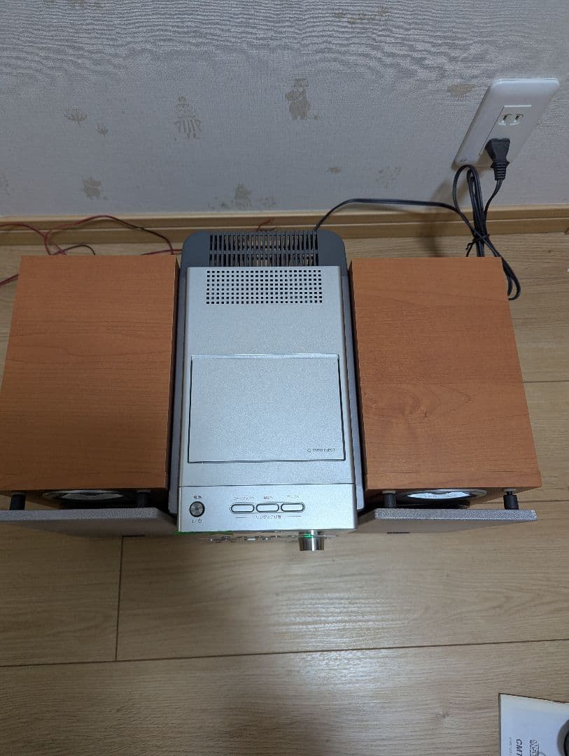 A美品SONY CD・MD・カセットデッキ コンポ cmt-m35wm ソニー