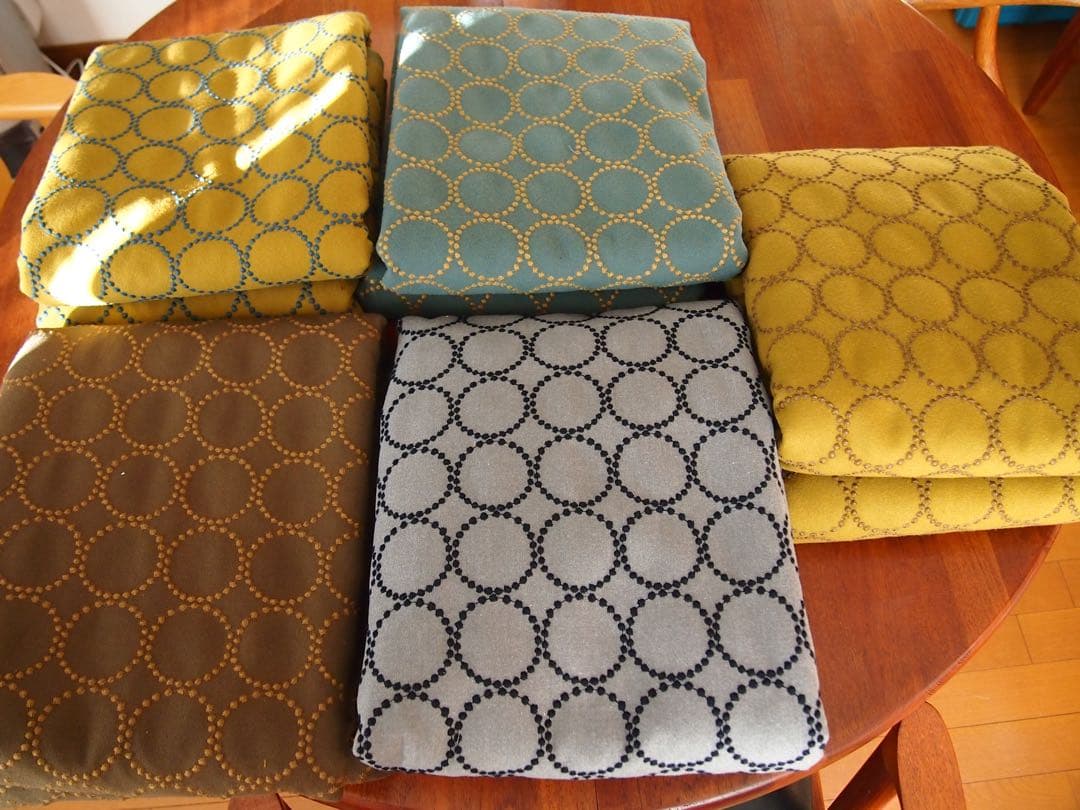 ミナペルホネン ハンドメイド スツール dop タンバリン 生地 チェア ベンチ