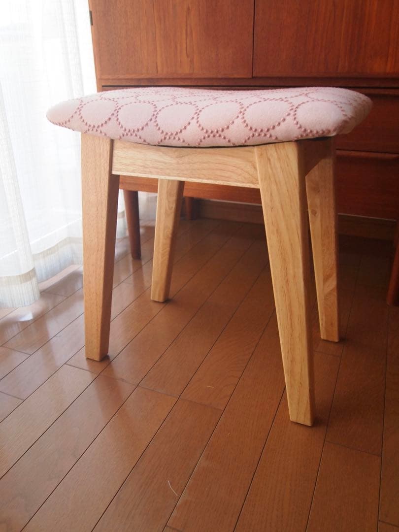 ミナペルホネン ハンドメイド スツール dop タンバリン 生地 チェア ベンチ