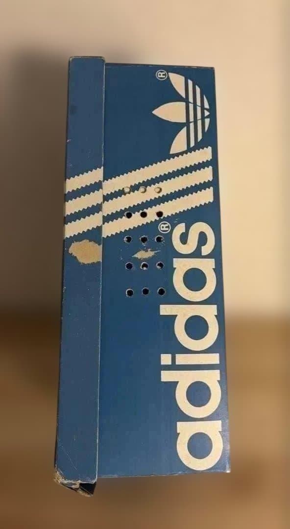 80s Vintage adidas Blue Boxフランス製カントリー