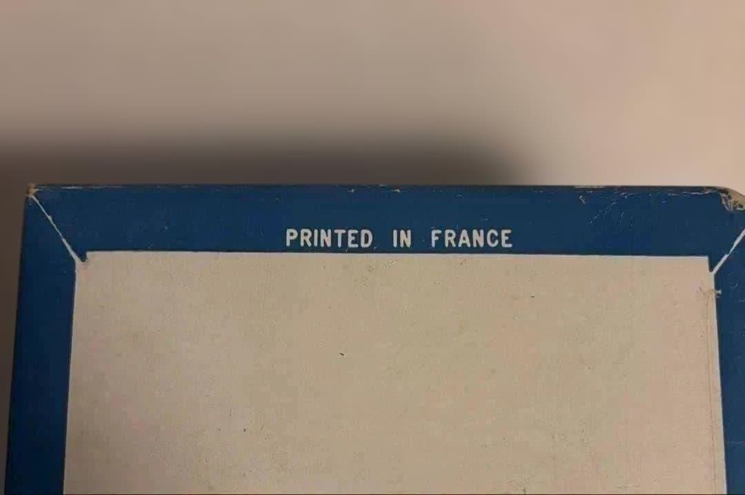 80s Vintage adidas Blue Boxフランス製カントリー